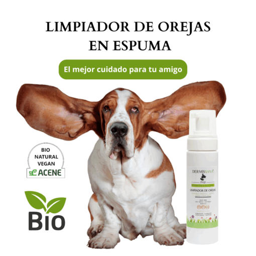 LIMPIADOR DE OREJAS PARA PERROS Y GATOS